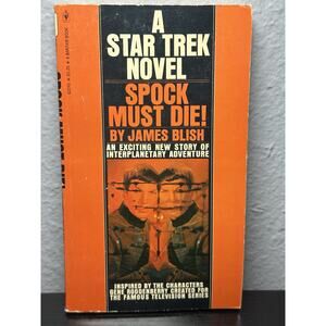 1970 A STAR TREK NOVEL SPOCK MUST DIE BY JAMES BLIST PAPERBACK Vintage Books